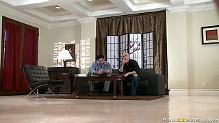 Boob Boasting Buddies With Johnny Sins, Charles Dera, Brooke Brand, Jessica Moore - Brazzers