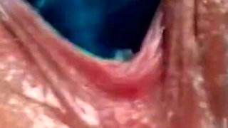 Blonde Poolside Footjob and Wet Tease