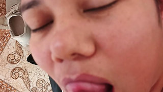 Delicious blowjob from my wife