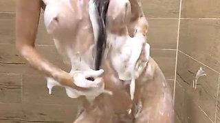Soapy Play & Intense Orgasm