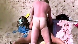Stepsister and BF caught on the beach