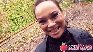 Hot German MILFs Fuck in Public on Highway - Mia Blow & Dirty Priscilla