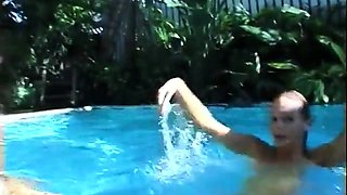Dream Girls Lesbian Pool Party