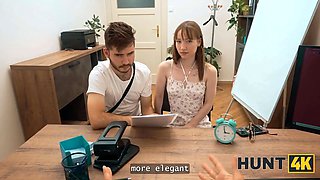 Hunt4k. striptease and sex to get a fresh job...