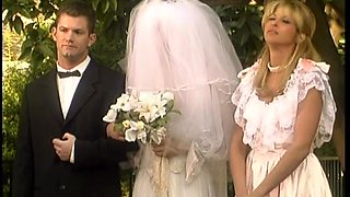 Horny bride is fucked silly by her husband in vintage video