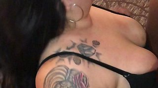 Vegas Ice Cream Sundae - Interracial hardcore with fat ass tattooed brunette BBW