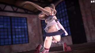 Hentai redhead gives blowjob and having sex