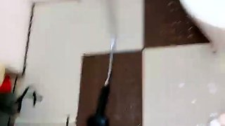 Amateur Asian couple in wild hardcore fuck session