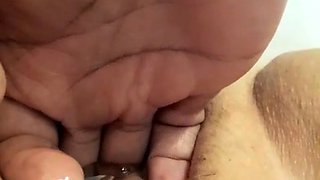 ROMANIAN WIFE CRISTINA CAVARGIC PUSSY EXPOSED INTERACIAL PUSSY FISTING CLOSE UP VIEW