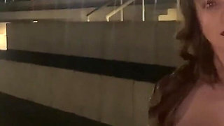 Showing My Boobs on the Street