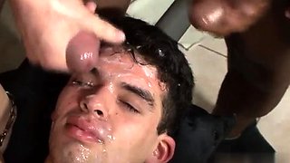 Jerking cumshot gay In addition to super-fucking-hot