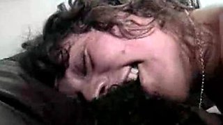 Interracial blowjob fuck jerk and facial at gloryhole