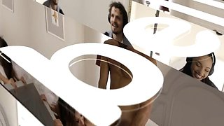 CURVY STUNNER Alyx Star Rides Nathan Bronson s NICE Cock Like A Professional Equestrian