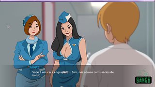 Stepmom in a hentai visual novel full of adult fun