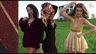 Hot teacher in a visual novel filled with erotic tales and big assets