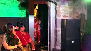 Hot brunette amateur MILF rides hubbys cock