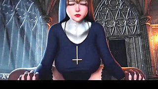Hot 3d Nuns fucked by demons and goblins