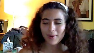 Beautiful hairy Bridgette in black dress yellow thong
