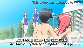 Japanese Stepsister Demands Lewd Pool Encounter - Uncensored Anime