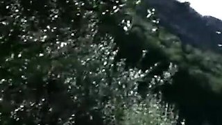 BBW Lady Blowjob in Nature