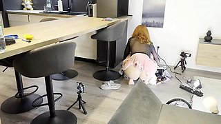 Sexy Redhead Amateur College Girl Try On Haul Turns Into Hot Porn Casting - Cherrycandle