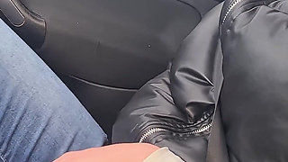 German Blonde Hitchhiker Pick up and Get Risky POV Outdoor Fuck in Car