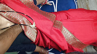 Hot bhabhi fucked by his devar in his bedroom and he makes very romantic footjob.