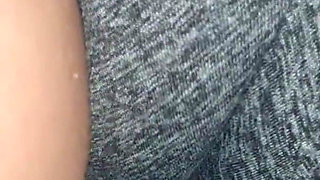 She Tests Her New Shorts with Her Pussy Showing, Camel Toe