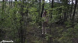 Femfoxfury - Horny Girlfriend Loves To Walk Naked In The Woods