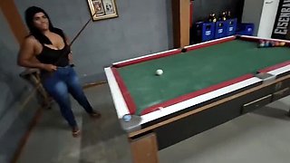 Nicoly Mattos Gets Fucked Hard in Bar, Beach & Garage - Blowjob & Doggy Style