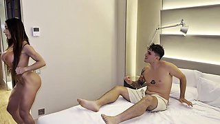 Brazilian Bitch Penetrated In The Ass And Pussy