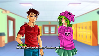 College Days - Part 10 - Horny Babe Needs Help by Loveskysanhentai