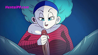 Bulma From Dragon Ball Z Suck Cock With Passion ( Parody Anime )