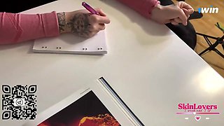 Charming teen seductress POV heart-stopping xxx scene