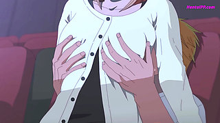 Movie With Makima: Sex Time At Cinema ( Uncensored )