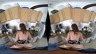 Boss time ft. Danni Rivers: Blowjob, Hardcore  Brunette VR Porn