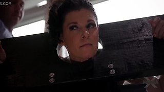 India Summer Blowjob & Creampie - Bondage MILF Takes Big Cock Hardcore