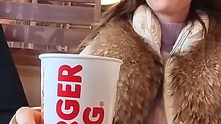 Fast Food Exhib for Lety Howl and Blowjob