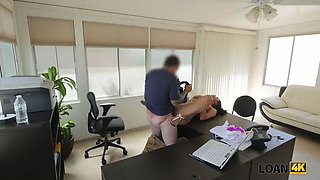 Loan4k. impressive babe abby gets Tight Pussy drilled in loan