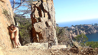 Hot Couple Outdoor Sex in the Middle of a Path, Amateur