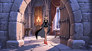 Maleficent and the Magic Pumpkin. Halloween Cartoon