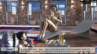 Fun With My Goddaughter Christine & Her Friend Jessica in a Private Water Pool _ Step Uncle Dreams About Tight 18 Years Pussy