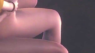 Lol Hentai 3D - Akali Fucked on Her Knees and Sitting at Street - Japanese Asian Manga Anime Game Porn