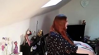 Kinky amateur lesbian spanking party