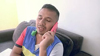 College Homework Turns Into Hot Threesome With Big Tits Brunette Latina - TommyMiller & MelaniRincon