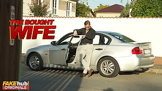 Fakehub - highly hot romantic porn with fresh foreign wifey sweaty passion with her petite narrow figure