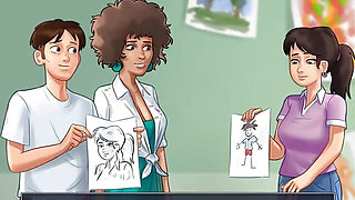 Summertime Saga Part 155 - Art Lesson by MissKitty2K