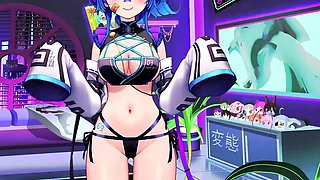 Hentai chick enjoys anal sex at the gym