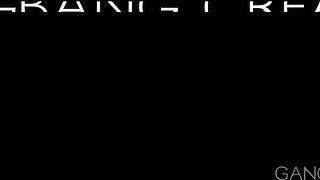 Brunette Girl Gets Fucked Hard In Juicy Gangbang