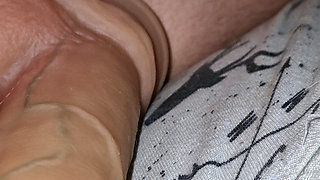 My cute penis Small penis cum my face selffacial